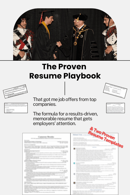 Proven Resume Playbook + Personal Site Code